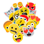 Stickers med smileys & emojis – ca 50 roliga klistermärken
