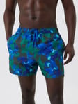 Borg Print Swim Shorts