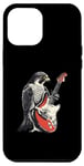 Coque pour iPhone 12 Pro Max Faucon pèlerin jouant de la guitare