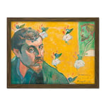 Paul Gauguin Self Portrait Les Miserables Large Framed Art Print Poster Wall Decor 18x24