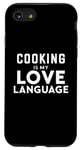 Coque pour iPhone SE (2020) / 7 / 8 Funny Cooking Cooker Chef Cooking Is My Love Language
