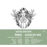 Coffea Circulor - Chuchi WX - Peru - Washed - Ljusrostade hela kaffebönor - 1000g