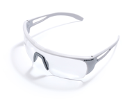 Vernebrille z76 hvit/grå klar