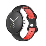 Twin Sport Armband Google Pixel Watch (41mm) - Svart/röd