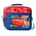 Joumma Disney Cars Lets Race Adaptable Toiletry Bag with Shoulder Bag Red 23x20x9cm Polyester L, red, Adaptable Toiletry Bag with Shoulder Bag