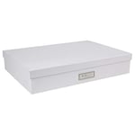 Bigso Box of Sweden 934145541 Boîte de Rangement Format A3 Panneau de Fibre Blanc 31 x 43,5 x 8,5 cm