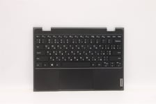 Lenovo Notebook 100e 2nd Keyboard Palmrest Top Cover Ukrainian Black 5CB0T77523