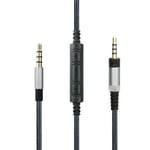 Replacement Cable Compatible with Sennheiser HD4.40, HD 4.40 BT, HD4.50, HD 4.50 BTNC, HD4.30i, HD4.30G Headphone, Remote Volume & Mic Compatible with Samsung Galaxy Xiaomi Huawei Android