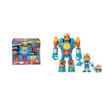 SUPERTHINGS Police Station – Kaboom City Police Station & Superbot Kazoom Power – Articulated robot with combat accessories, exclusive 1 x Kazoom Kid and 1 x SuperThing