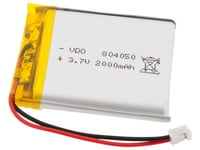 Batteri LiPo 3.7V 2000mAh