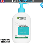 Garnier Gentle Hydrating Deep Face Cleanser, with Hydrating Hyaluronic Acid, Pro
