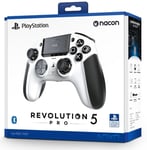 Nacon Revolution 5 Pro Controller for PlayStation 4 & 5 (White)