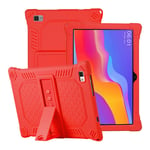 YGoal Silicone Case for YESTEL T5 - Light Weight Kids Friendly Soft Anti Scratch Protective Cover for YESTEL T5 10 Inch Tablet, Red