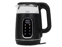 Vattenkokare i LED-glas med temperaturreglering 1,7L