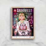 Grimmfest 10th Edition 2018 Giclée Art Print - A4 - Wooden Frame