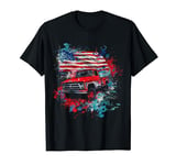 American Flag Truck T-Shirt