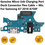For Samsung Galaxy A7 2018 A750F Micro USB Charging Port Dock Connector Flex Mic
