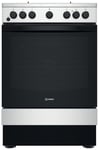 Indesit IS67G5PHX/UK 60cm Dual Fuel Cooker - S/Steel Stainless Steel