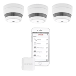 Startpaket Cavius Smart Alarm med hub och 3 st brandvarnare