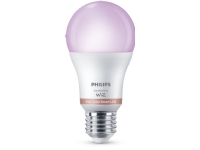 Philips Ljuskälla 8,5 W (motsvarar 60 W) A60 E27, Smart glödlampa, Wi-Fi/Bluetooth, Vit, E27, Vit, 2200 K