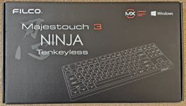 NEW Filco Majestouch 3 NINJA Tenkeyless Keyboard - US layout - PBT caps - MX Red