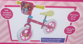 Barbie 12" Balance Bike For 2+ Year Princess Girl Kids Puncture Proof Tyres New