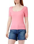 United Colors of Benetton Women's T-Shirt 33whd103z, Pink 2y4, S