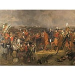 Artery8 Pieneman The Battle Of Waterloo Painting Art Print Canvas Premium Wall Decor Poster Mural