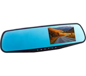 ROAD ANGEL CPDVR3 Rear View Mirror Full HD Dual Dash Cam - Black, Black