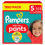 Couches Culottes Bébé Baby-dry Pants 12 - 17 Kg Taille 5 Pampers - Le Pack De 111 Couches Culottes