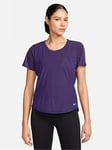 Nike Dri-Fit One Breathe Short-Sleeve Top - Purple