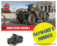 Airfix A1379 Ferret Scout Car Mk.2 1:35 Scale Plastic Model Kit