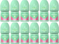 Mitchum Advanced Women Anti-Perspirant & Deodorant Roll-On Powder Fresh 50ml X12