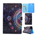 Samsung Galaxy Tab A 10.1 (2016) Fodral med ett snyggt motiv - Planeter multifärg