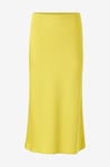 Calvin Klein - Kjol Matte Shine Satin Midi Skirt - Grön
