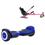 Paket Hoverboard Standard Go Kart 6.5 tums, Jetson Prism Blue, Standard Räckvidd och Rosa Hoverkart, Smart Balance