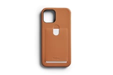 Bellroy Phone Case for iPhone 12 Pro Max – 1 Card (slim leather phone case, card holder) - Toffee