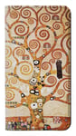 Innovedesire The Tree of Life Gustav Klimt Etui Flip Housse Cuir pour Motorola Moto X4