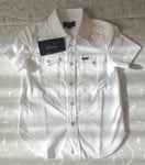 Ralph Lauren  Boy's  Short Sleeve 100% Cotton White Denim Polo Shirt (4Years)