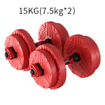 ZXQZ Small dumbbell Fitness Dumbbells, Home Gym Equipment for Man and Women,10-40kg Adjustable Dumbbell,for Aerobic Exercise Fitness dumbbell (Color : Red, Size : 20kg)