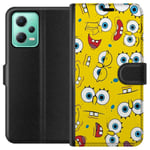 Xiaomi Redmi Note 12 Plånboksfodral SpongeBob SquarePants