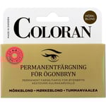 Coloran Ögonbrynsfärg Mörkblond Permanent brynfärg 8 ml