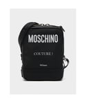 Moschino Mens Accessories Milano Cross Body Bag in Black Polyamide - One Size