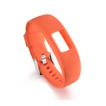Garmin VivoFit 4 klockarmband träningsklocka i silikon elastiskt mjuk - Orange längd 23cm