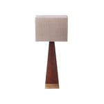 Dusty Deco - Pyramid Table Lamp - Brun,Guld,Beige - Bordslampor