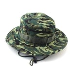 AZLMJXH Fishing Cap Outdoor Bucket Hats Mens Jungle Military Camouflage Camo Hat Camping Barbecue Cotton Mountain Climbing Fishing Caps (Color : 5)
