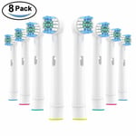 WuYan Replacement Brush Heads Refill fits for Oral B Electric Toothbrush Precision Clean,Floss Action, Pro White, Sensitive Gum Care, Dual Clean,...