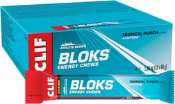 CLIF Bar BLOKS Energy Chews - Tropical Punch with Caffeine - Plant Based - Quick