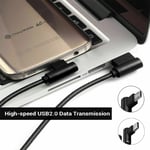 25CM Right Angled Micro USB Charging Charger Sync Data Cable Lead TomTom Sat Nav