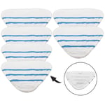 Floor Cover Pads for EASY STEAM X10 10-In-1 Steam Cleaner Mop Microfibre Pad x 6
